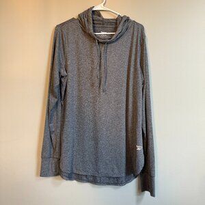 Reebox Gray Athletic Long Sleeve Top in size XL